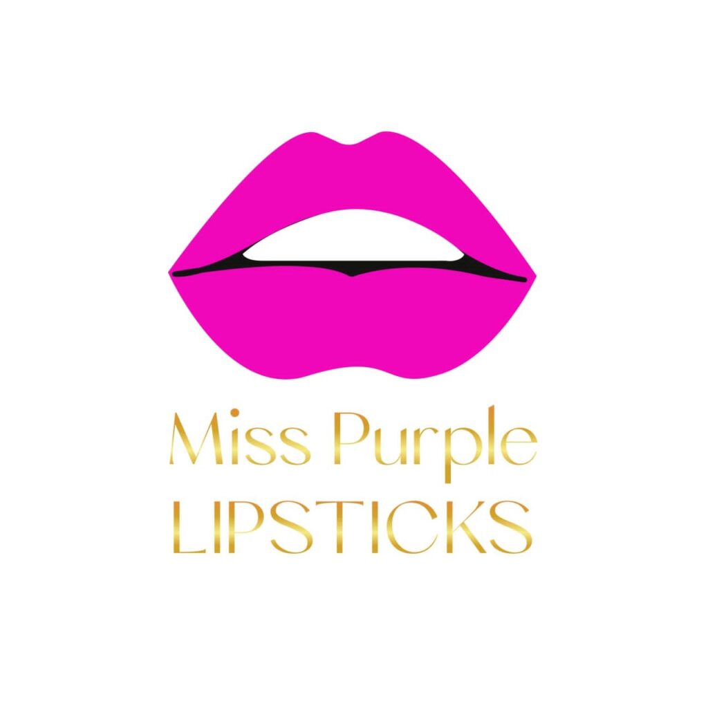 miss purple lipstick